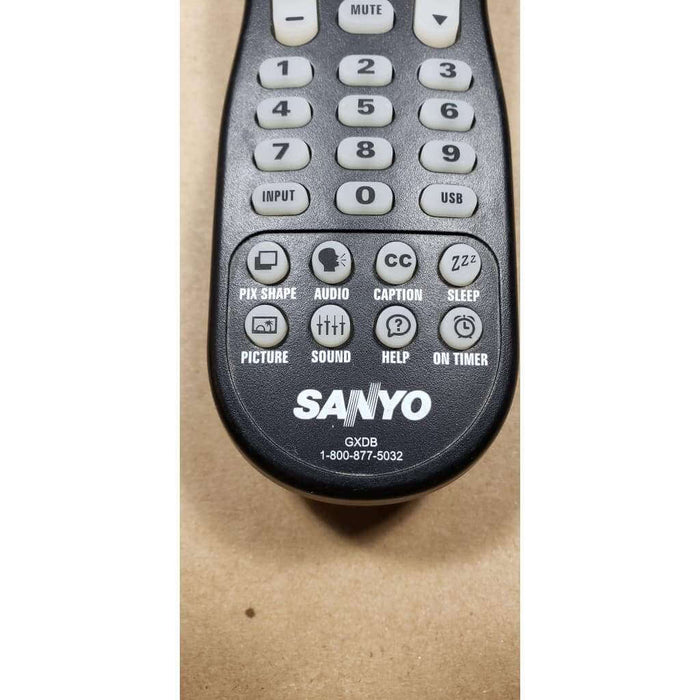 Sanyo GXDB TV Remote Control