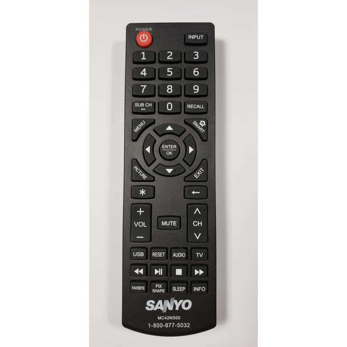 Sanyo MC42NS00 TV Remote Control - Remote Control