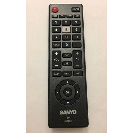 Sanyo NH315UP TV Remote Control - Remote Control