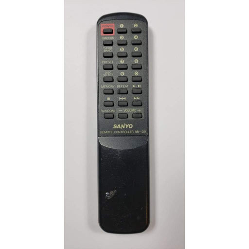 Sanyo RB-D9 Audio System Remote Control
