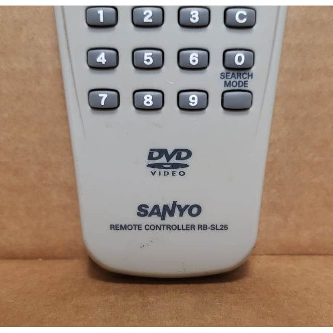 Sanyo RB-SL25 DVD Remote Control