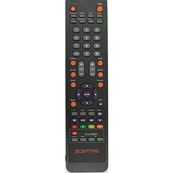 Sceptre 142022370010C TV Remote Control