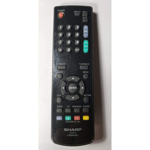 Sharp 076B0MQ051 TV Remote Control