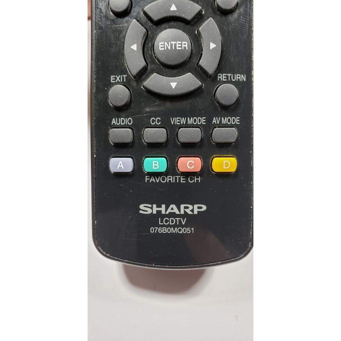 Sharp 076B0MQ051 TV Remote Control