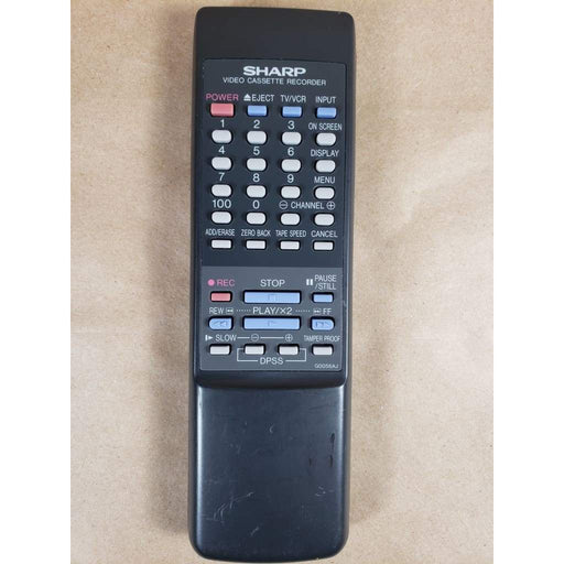 Sharp G0056AJ VCR Remote Control - Remote Control