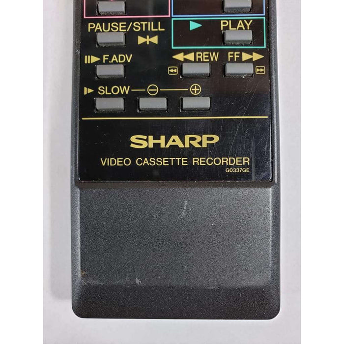 Sharp G0337GE VCR Remote Control