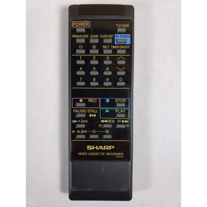Sharp G0337GE VCR Remote Control