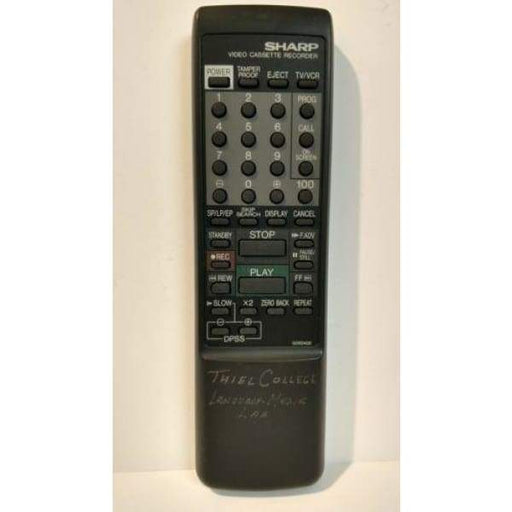Sharp G0824GE VCR Remote for XA405, VCA45U, G0824GE, VCA46U, XA410