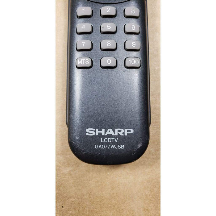 SHARP GA077WJSB LCDTV TV Remote Control