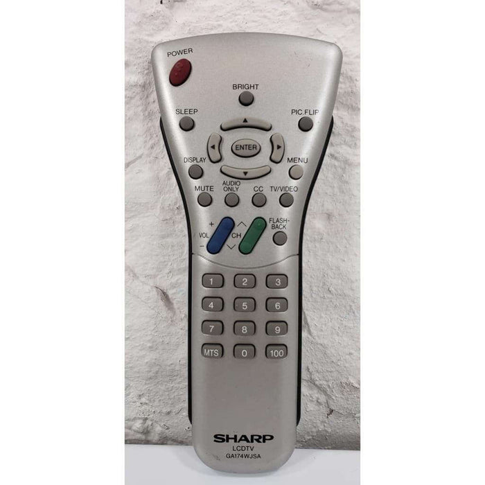 SHARP GA174WJSA TV Remote Control for LC20S1US, LC20S2US, LC20S2U, LC20S2US