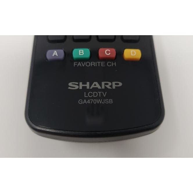 Sharp GA470WJSB TV Remote Control