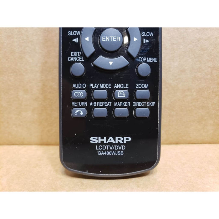 SHARP GA480WJSB TV/DVD Remote Control
