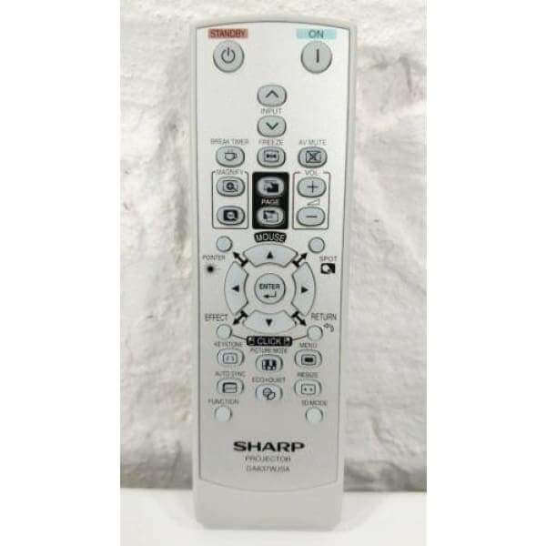 Sharp GA837WJSA Projector Remote for PGD2500X PGD2510X PGD2710X etc. - Remote Controls
