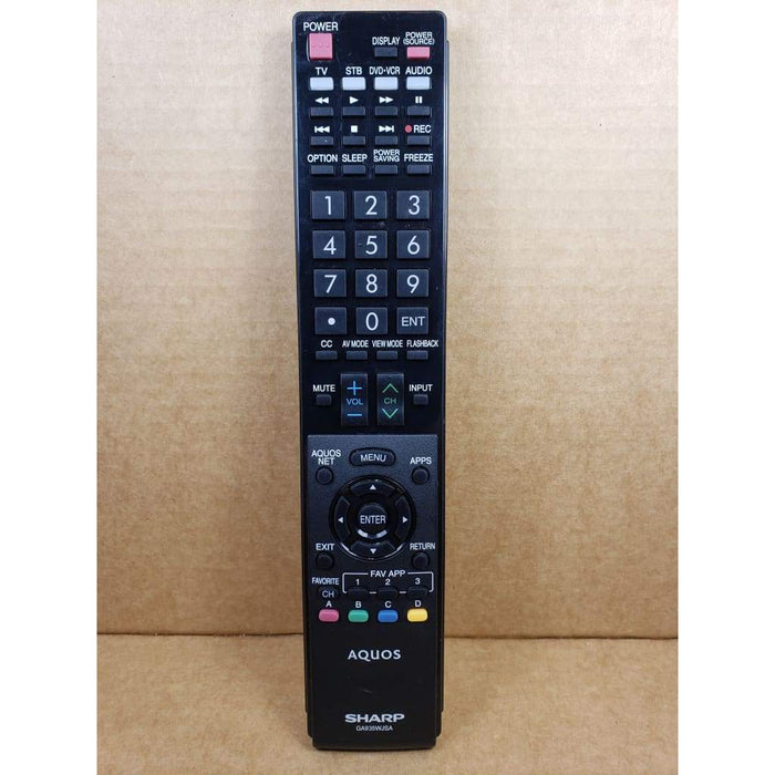 Sharp GA935WJSA Aquos TV Remote Control
