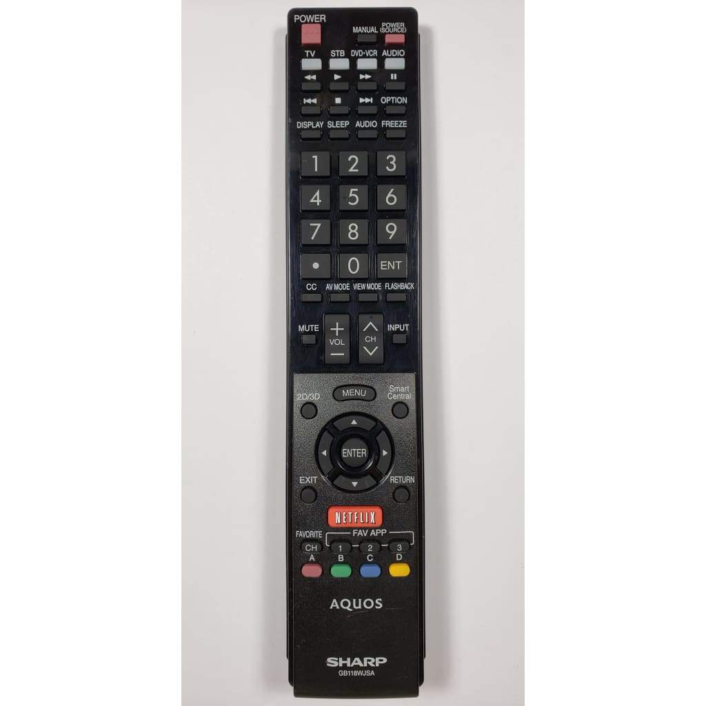 Sharp GB118WJSA TV Remote Control Best Deal Remotes