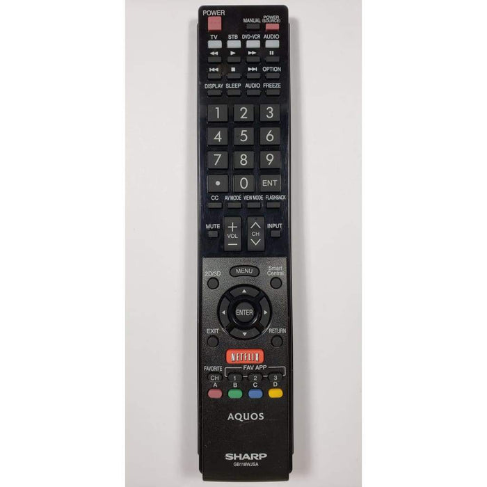 Sharp GB118WJSA TV Remote Control