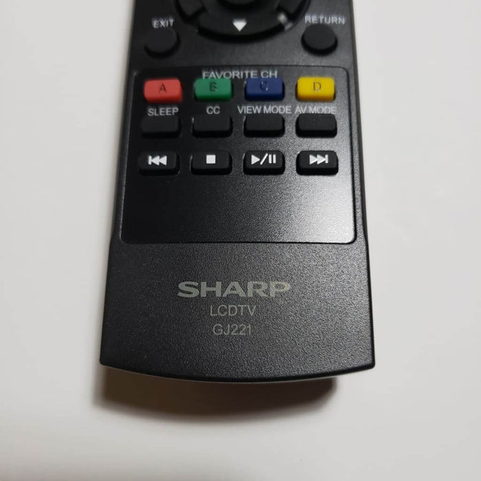 Sharp GJ221 TV Remote Control