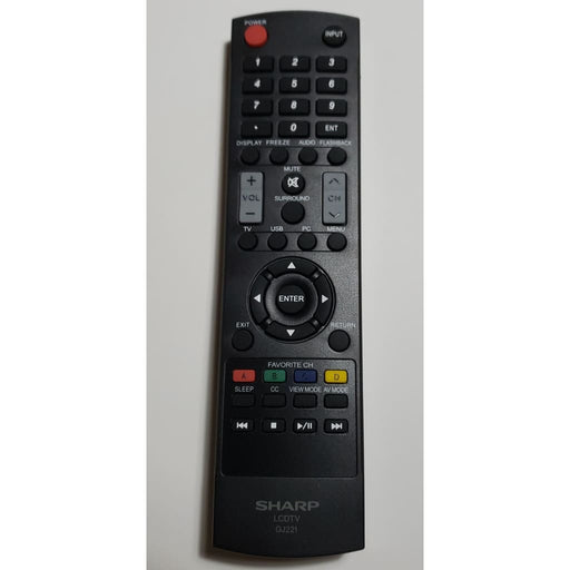 Sharp GJ221 TV Remote Control