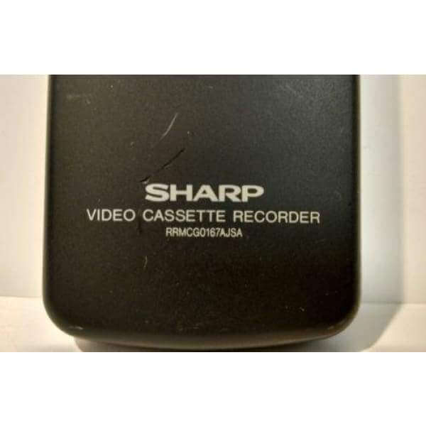Sharp RRMCG0167AJSA VCR Remote Control - Remote Controls
