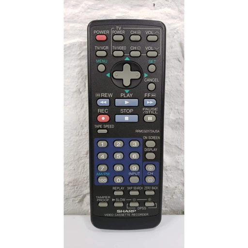 Sharp RRMCG0172AJSA VCR Remote for VCA373 VCA373U VCA572 VCA572U VCA574U