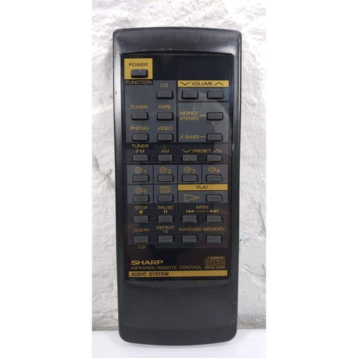Sharp RRMCG0217AFSA Audio Remote for CMS750CD CMS960CD CG980CD etc.