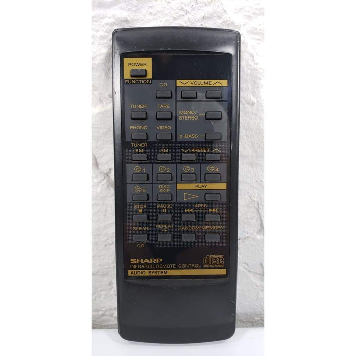 Sharp RRMCG0217AFSA Audio Remote for CMS750CD CMS960CD CG980CD etc. - Remote Control