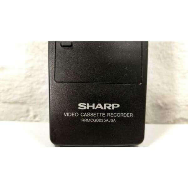 Sharp RRMCG0235AJSA VCR Remote Control for VCA382V VCA3A2U VCA412U VCA412UA - Remote Controls