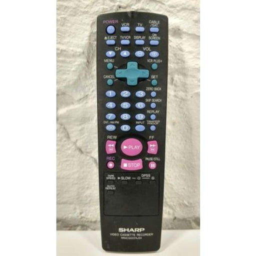 Sharp RRMCG0237AJSA VCR Remote Control for VCA585 VCA598U VCH985 VCH995