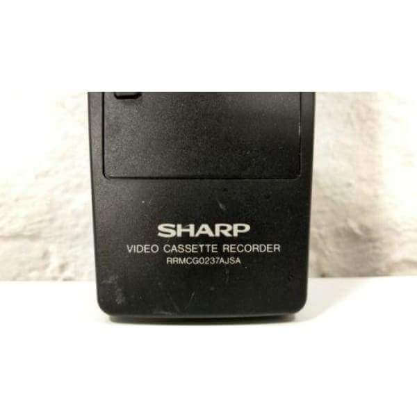 Sharp RRMCG0237AJSA VCR Remote Control for VCA585 VCA598U VCH985 VCH995