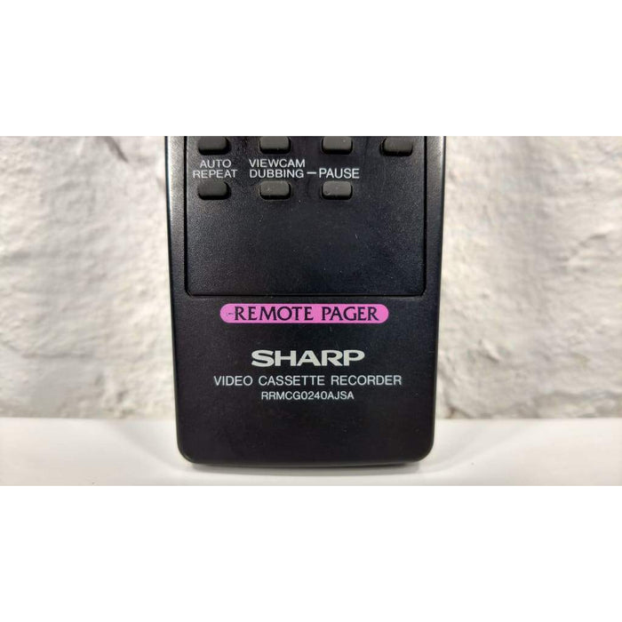 Sharp RRMCG0240AJSA VCR Remote Control