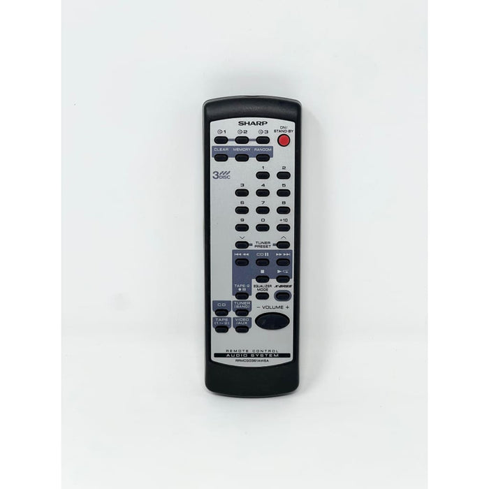 Sharp RRMCG0361AWSA Audio Player Remote Control