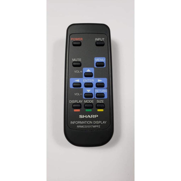 Sharp RRMCG1017MPPZ Display Connect LCD Monitor Remote Control