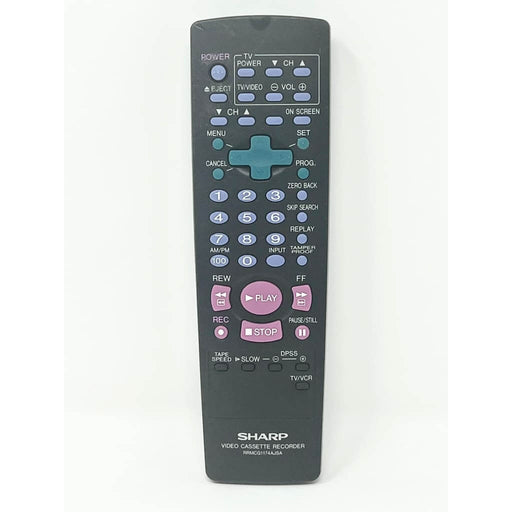 Sharp RRMCG1174AJSA VCR Remote Control