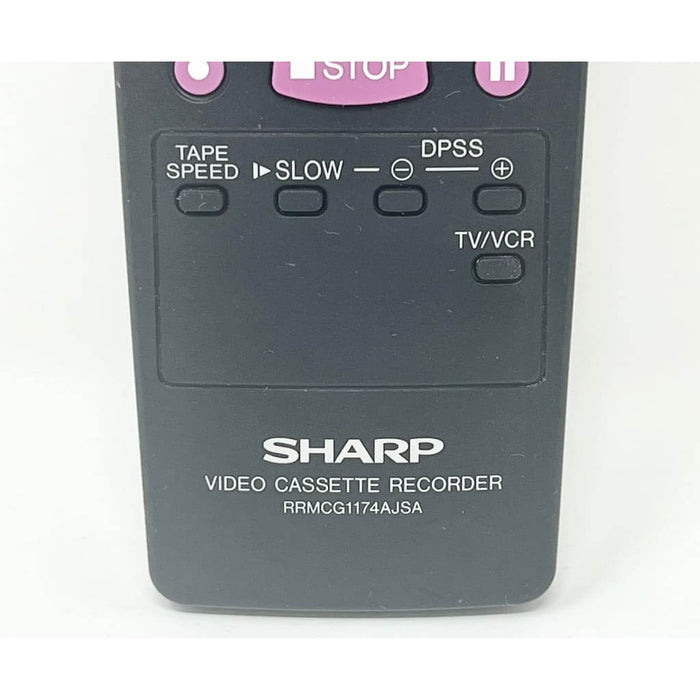 Sharp RRMCG1174AJSA VCR Remote Control