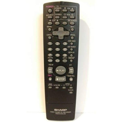 Sharp RRMCG1236AJSB VCR Remote Control