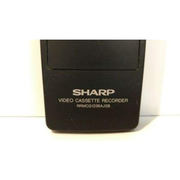 Sharp RRMCG1236AJSB VCR Remote Control