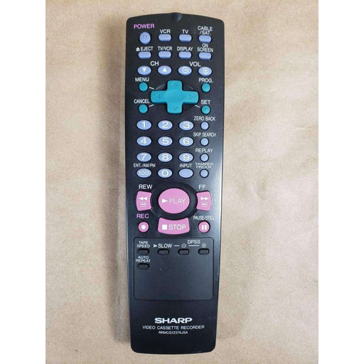 Sharp RRMCG1237AJSA VCR Remote Control