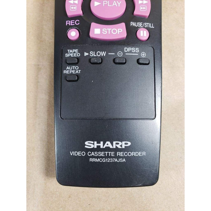 Sharp RRMCG1237AJSA VCR Remote Control