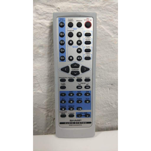 Sharp RRMCGA038AWSA Audio System Remote for XLMP130, XLMP131