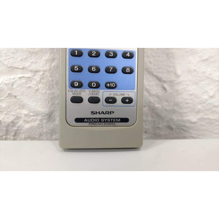 SHARP RRMCGA133AWSA Audio System Remote Control for XLDK255