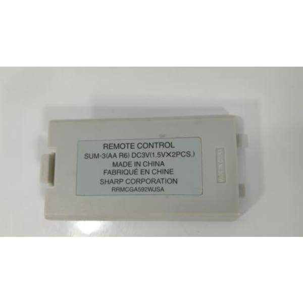 Sharp RRMCGA592WJSA Projector Remote Control - Remote Controls