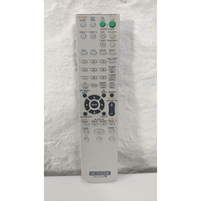 Sony RM-AAU002 A/V System Remote Control - Remote Control