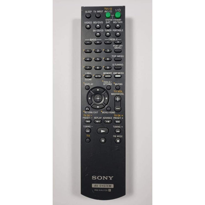 Sony RM-AAU130 AV System Remote Control - Remote Control