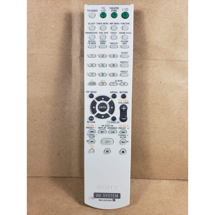 Sony RM-ADU001 AV Receiver Remote Control - Remote Control