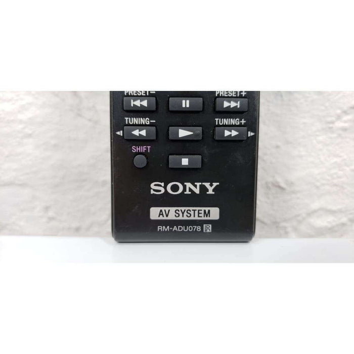 Sony RM-ADU078 AV Audio Video System Remote Control