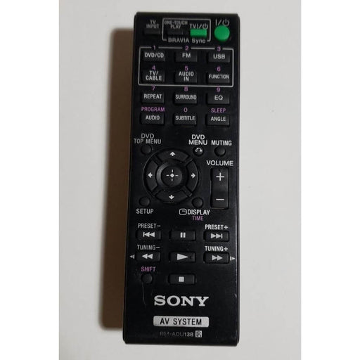 Sony RM-ADU138 A/V System Remote Control
