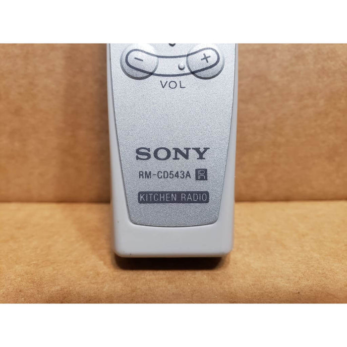 Sony RM-CD543A Kitchen Radio Remote Control