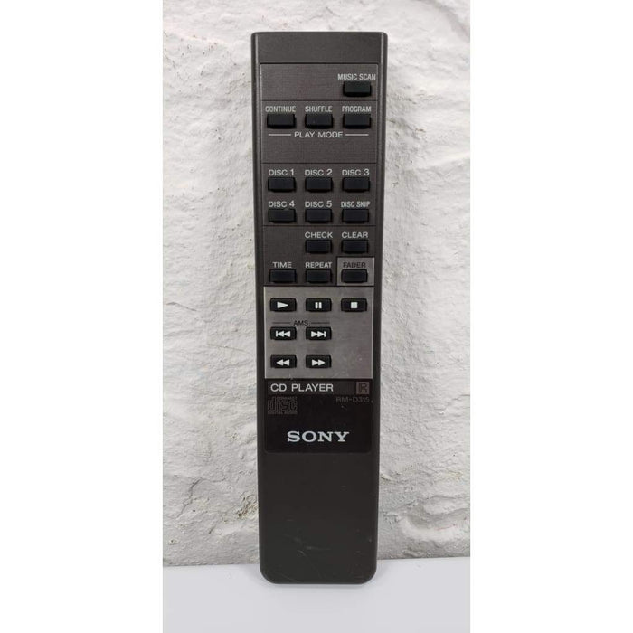 Sony RM-D315 Audio Remote Control for CDP215 CDPC211 CDPC215 CDPC27 CDPC31 - Remote Control