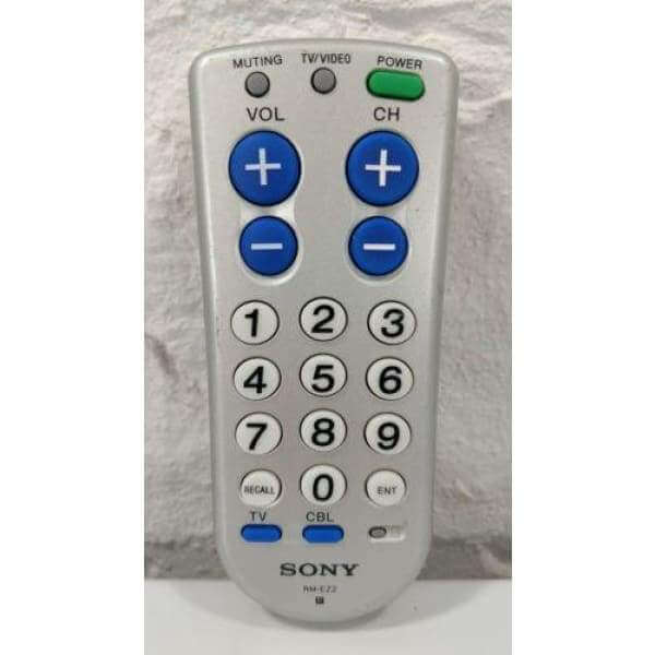 Sony RM-EZ2 Big Button 2 Device (TV & Cable) Universal Remote Control