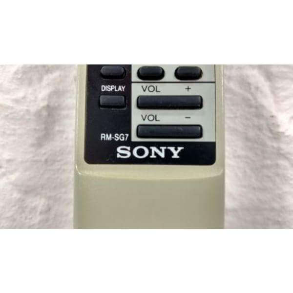 Sony RM-SG7 Audio System Remote Control for HCD-RXD2 HCD-RXD3 HCD-RXD55 MHC-RXD2